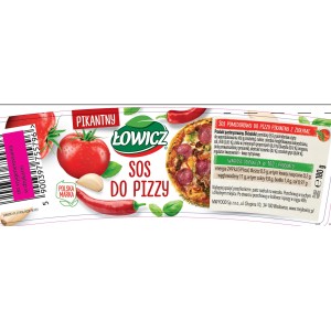 Łowicz sos do pizzy pikantny 180g