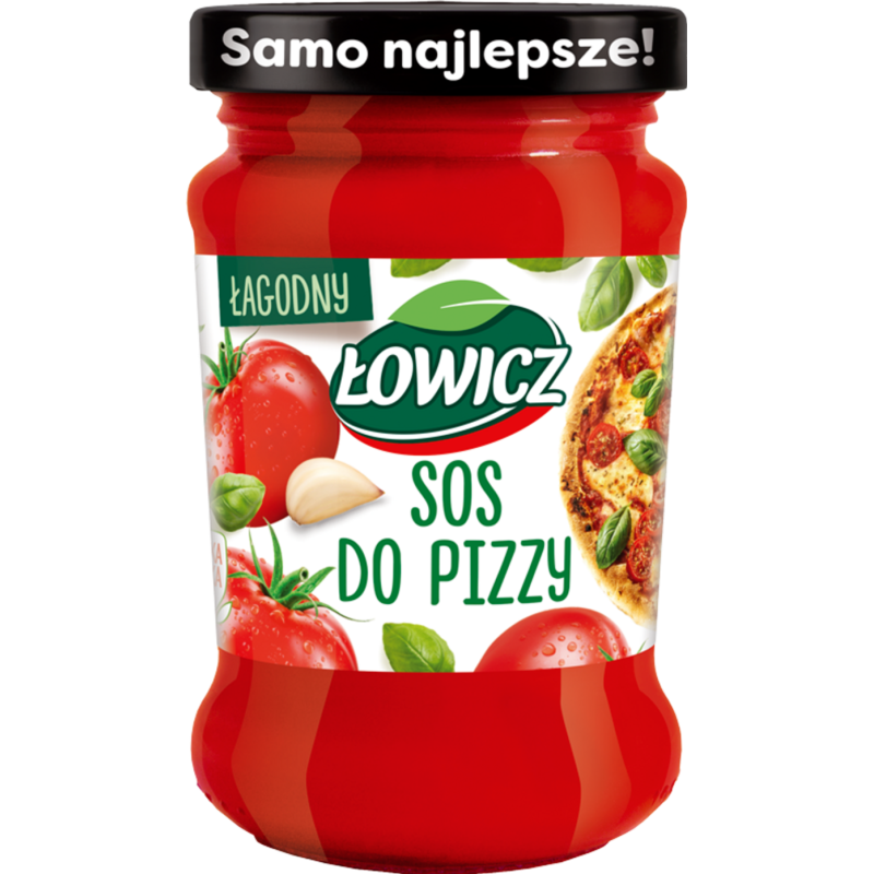 Łowicz sos do pizzy łagodny 180g