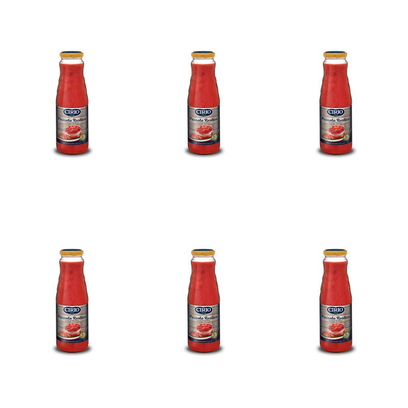 CIRIO Passata Rustica przecier pomidorowy 680 g X6