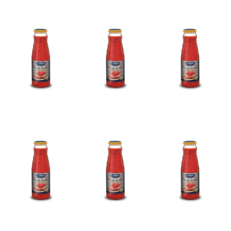 CIRIO Passata Rustica przecier pomidorowy 680 g X6