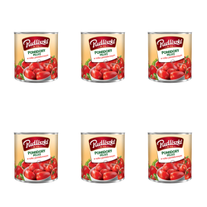 Pudliszki Pomidory pelati w soku pomidorowym 2,55 kg X6
