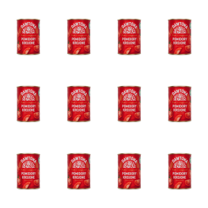 Pomidory krojone bez skórki w soku pomidorowym 400g Dawtona X12