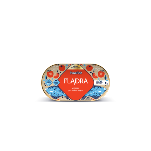EVRAFISH flądra w sosie pomidorowym 170 g