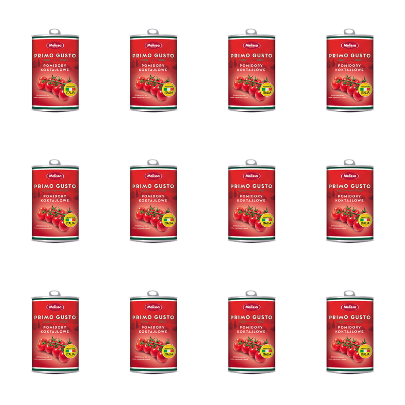 Primo Gusto Pomidory koktajlowe w soku pomidorowym 400g X12
