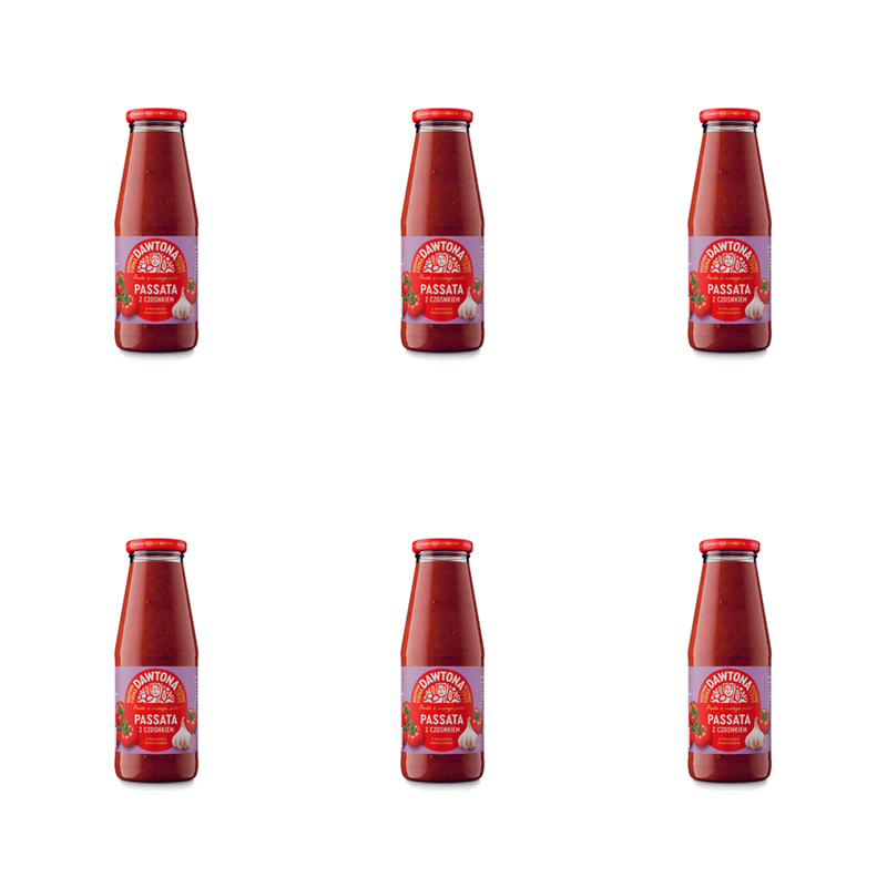 Passata Rustica z czosnkiem 690g Dawtona X6