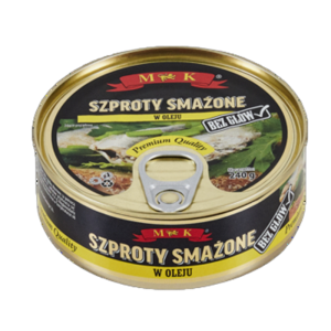 MK Smażone szproty w oleju 240 g