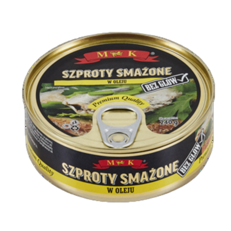 MK Smażone szproty w oleju 240 g