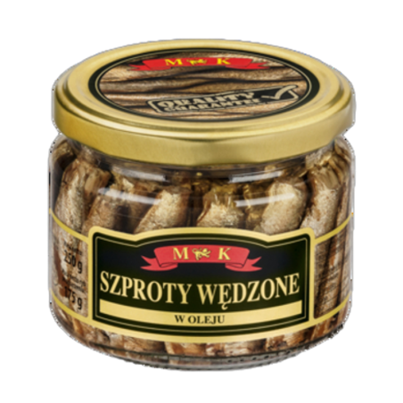 MK Szproty wędzone w oleju 250 g