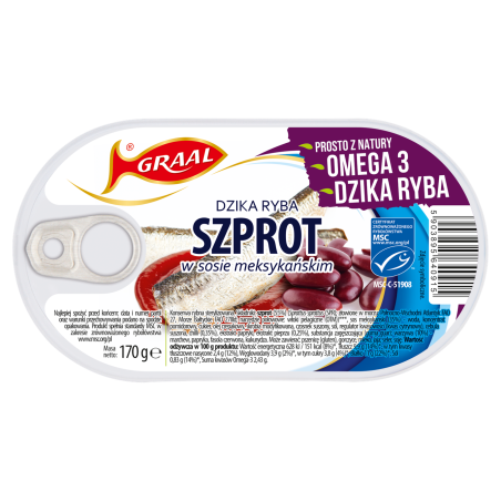Graal Szprot w sosie meksykańskim 170 g
