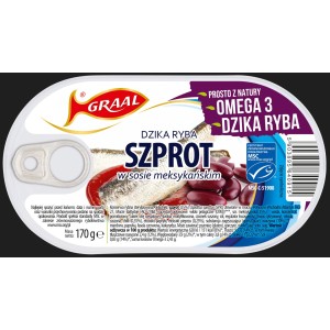 Graal Szprot w sosie meksykańskim 170 g