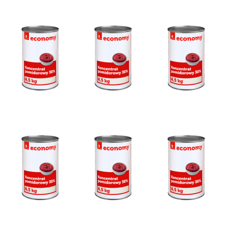 TGE Koncentrat pomidorowy 30% 4,5 kg X6