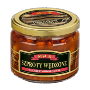 MK Szproty wędzone w sosie pomidorowym 250 g