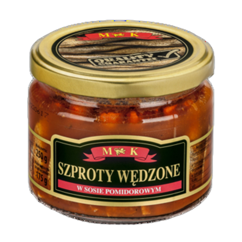 MK Szproty wędzone w sosie pomidorowym 250 g