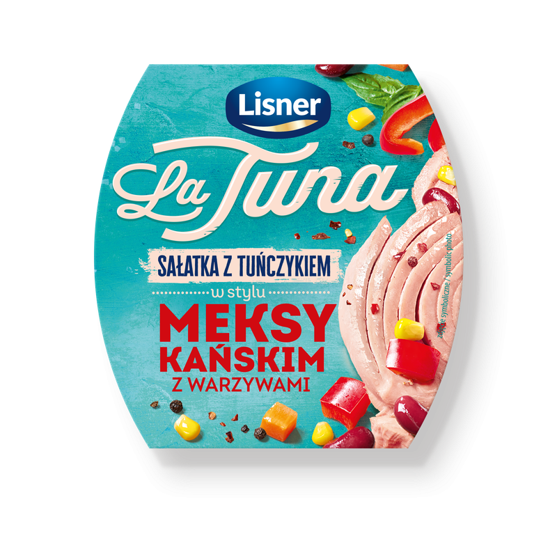 Sałatka z tuńczykiem w stylu MEKSYKAŃSKI z warzywami Lisner 160 g