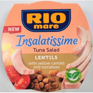 Rio Mare sałatka z soczewicą i tuńczykiem 160g