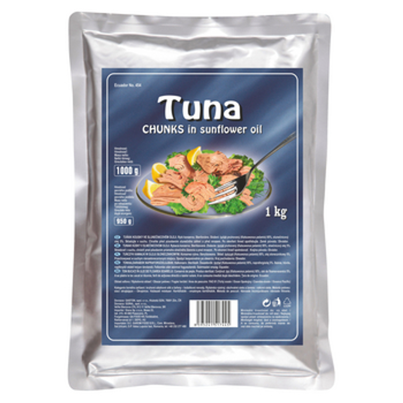 Tuńczyk kawałki w oleju słonecznikowym 1 kg Giana