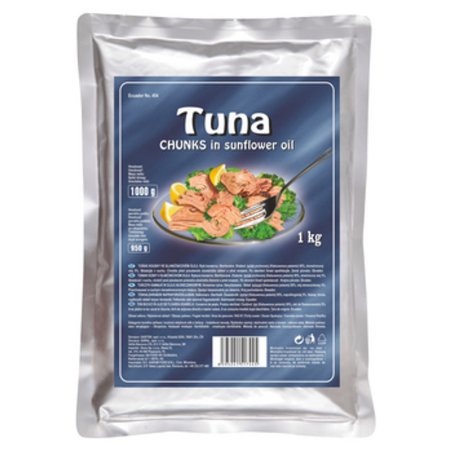 Tuńczyk kawałki w oleju słonecznikowym 1 kg Giana