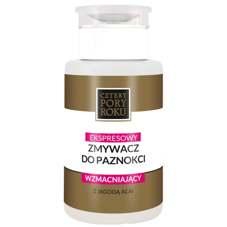 Zmywacz do paznokci Cztery Pory Roku Ekspresowy z jagodą acai Wzmacniający 200ml