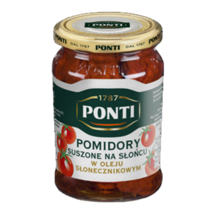 PONTI Pomidory suszone na słońcu w oleju słonecznikowym 280G