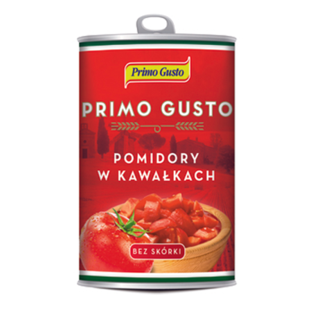 Primo Gusto Pomidory w kawałkach w puszce 400g
