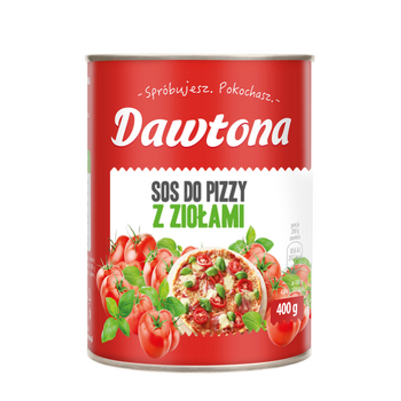 Sos do pizzy z ziołami 400g Dawtona
