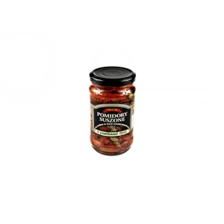 MK Pomidory suszone w oleju słonecznikowym z pestkami dyni 280 g. Produkt pasteryzowany