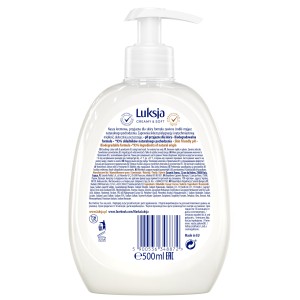Luksja Creamy & Soft Kremowe mydło w płynie Mleczko bawełniane i Prowitamina B5 500 ml