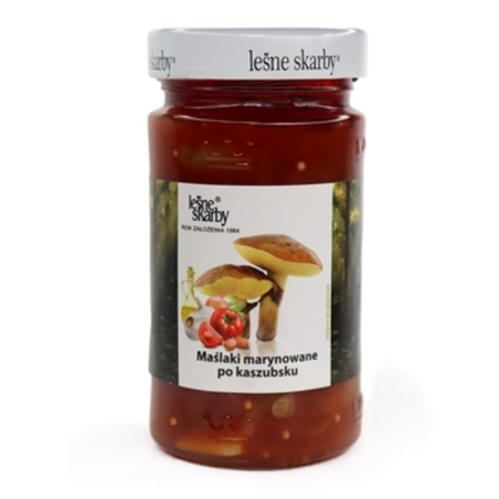 Leśne skarby Maślaki marynowane po kaszubsku 280g