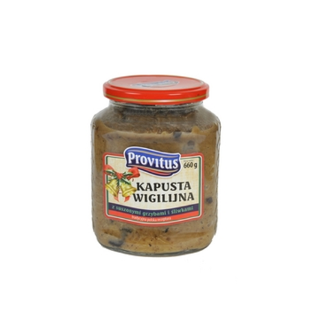 Kapusta wigilijna ze śliwkami i grzybami Provitus 660g