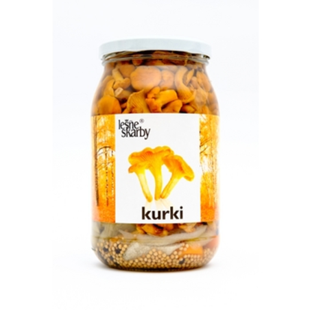 Kurki marynowane całe 800 g Leśne Skarby produkt pasteryzowany