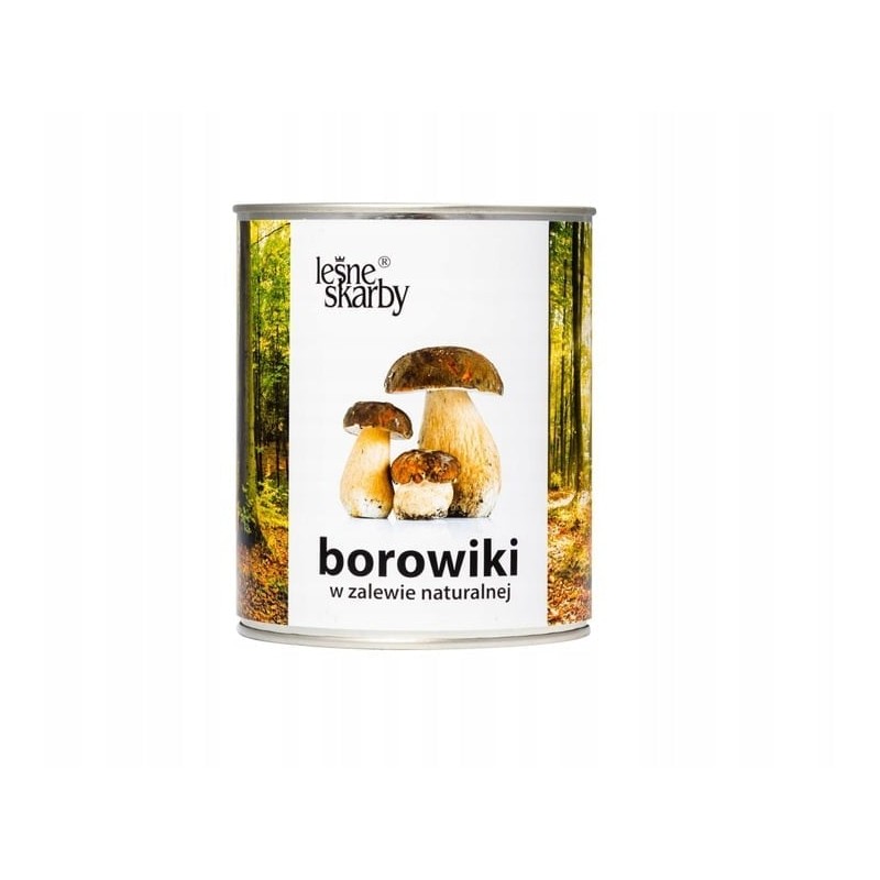 Borowiki marynowane całe 800 g Leśne Skarby produkt pasteryzowany