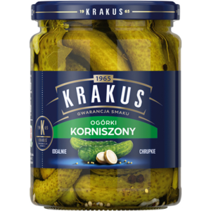 Krakus Ogórki korniszony 500 g X6