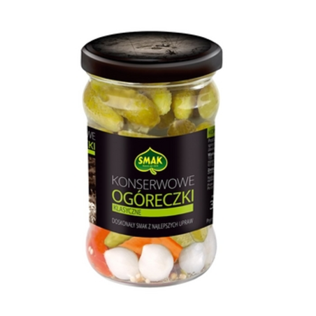Ogóreczki konserwowe klasyczne 300/150 g Smak