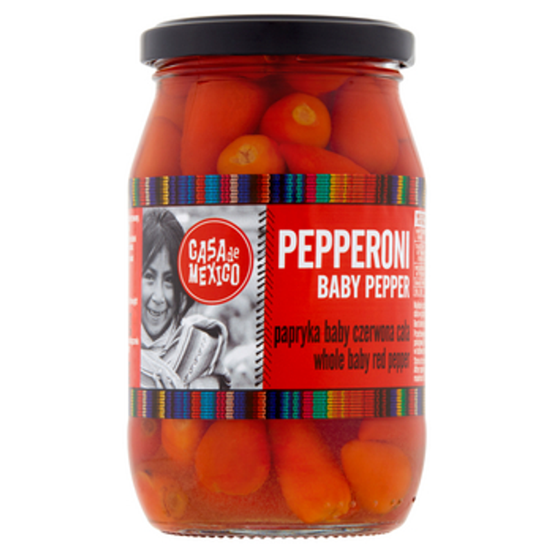 Casa de Mexico papryka pepperoni czerwona baby 325g