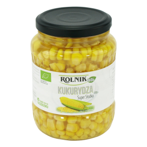 Kukurydza konserwowa Super Słodka BIO 370 ml Rolnik