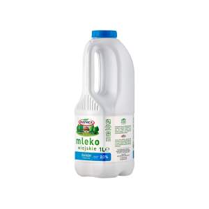 Piątnica Mleko Wiejskie BUTELKA 2,0% 1l X6