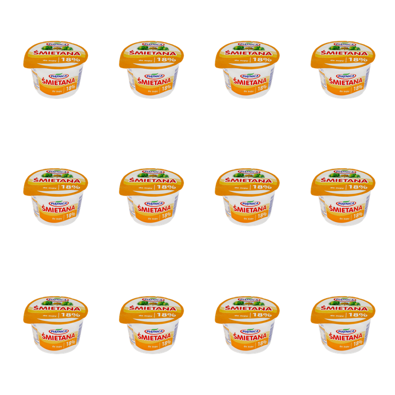 Śmietana 18% Piątnica 200g X12