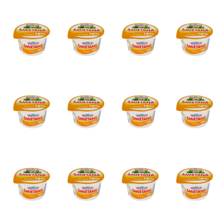Śmietana 18% Piątnica 200g X12