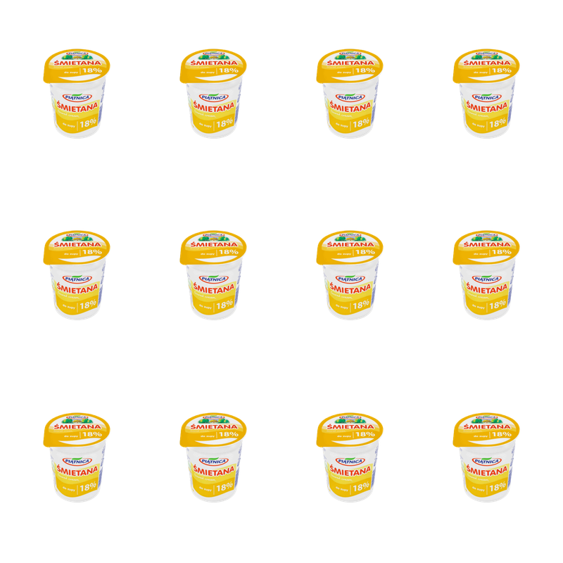 Śmietana 18% Piątnica 400g X12