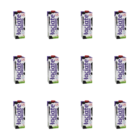 Mleko UHT Łaciate 3,2% bez laktozy 1L X12