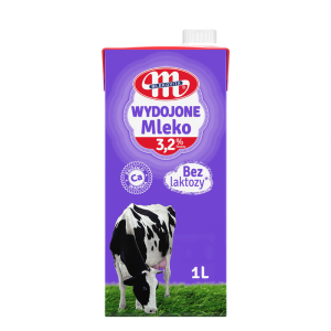 Mlekovita Mleko UHT 3,2% tłuszczu 1l Wydojone bez laktozy X12