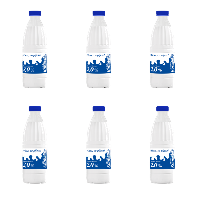 Polmlek Mleko koneckie 2% 1l X6