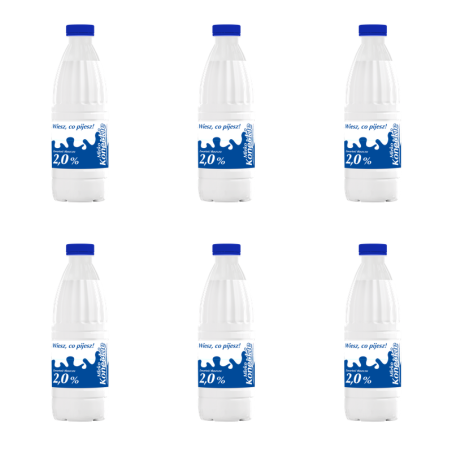 Polmlek Mleko koneckie 2% 1l X6