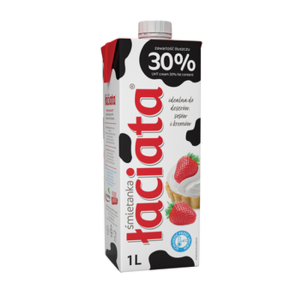Śmietanka UHT Łaciata 30% karton 1L X8