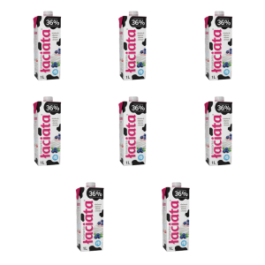 Śmietanka UHT Łaciata 36% 1L X8