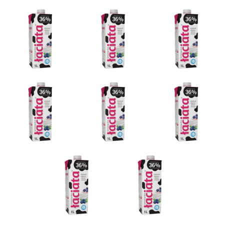 Śmietanka UHT Łaciata 36% 1L X8