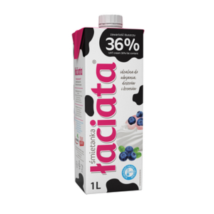 Śmietanka UHT Łaciata 36% 1L X8