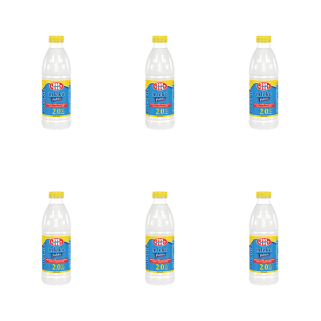 Mlekovita Mleko spożywcze Polskie 2% tłuszczu 1L X6