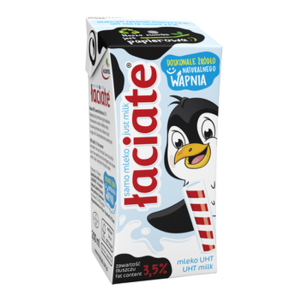 Mleko Łaciate UHT 3,5% 0,2L karton ze słomką X12