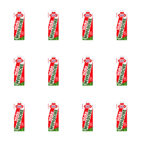 Mlekovita Mleko UHT 3,2% tłuszczu Wypasione 1l X12
